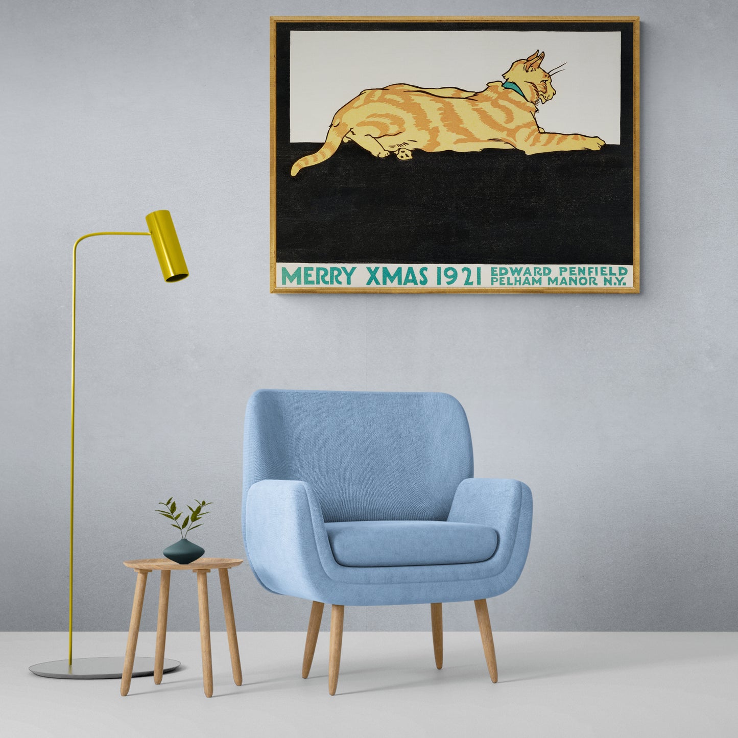 Merry Xmas by Edward Penfield
