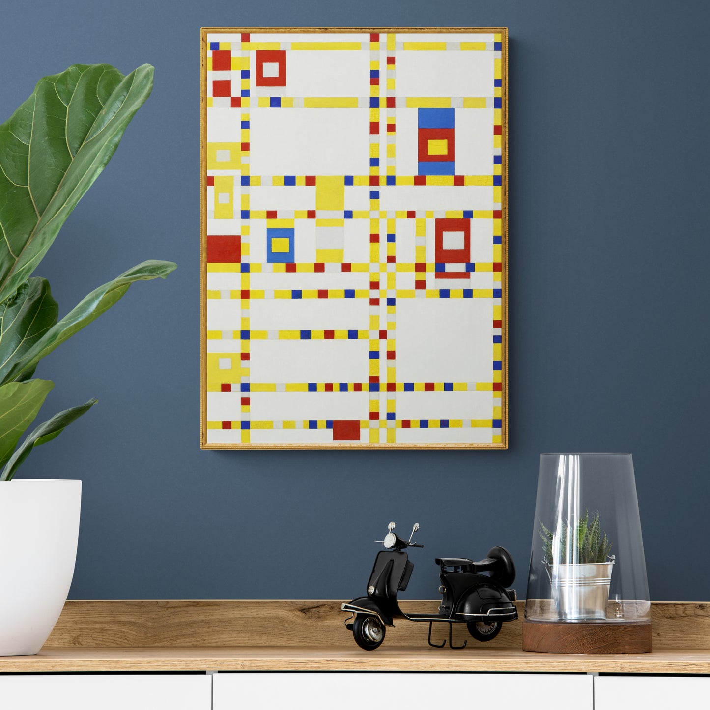 Broadway Boogie Woogie by Piet Mondrian