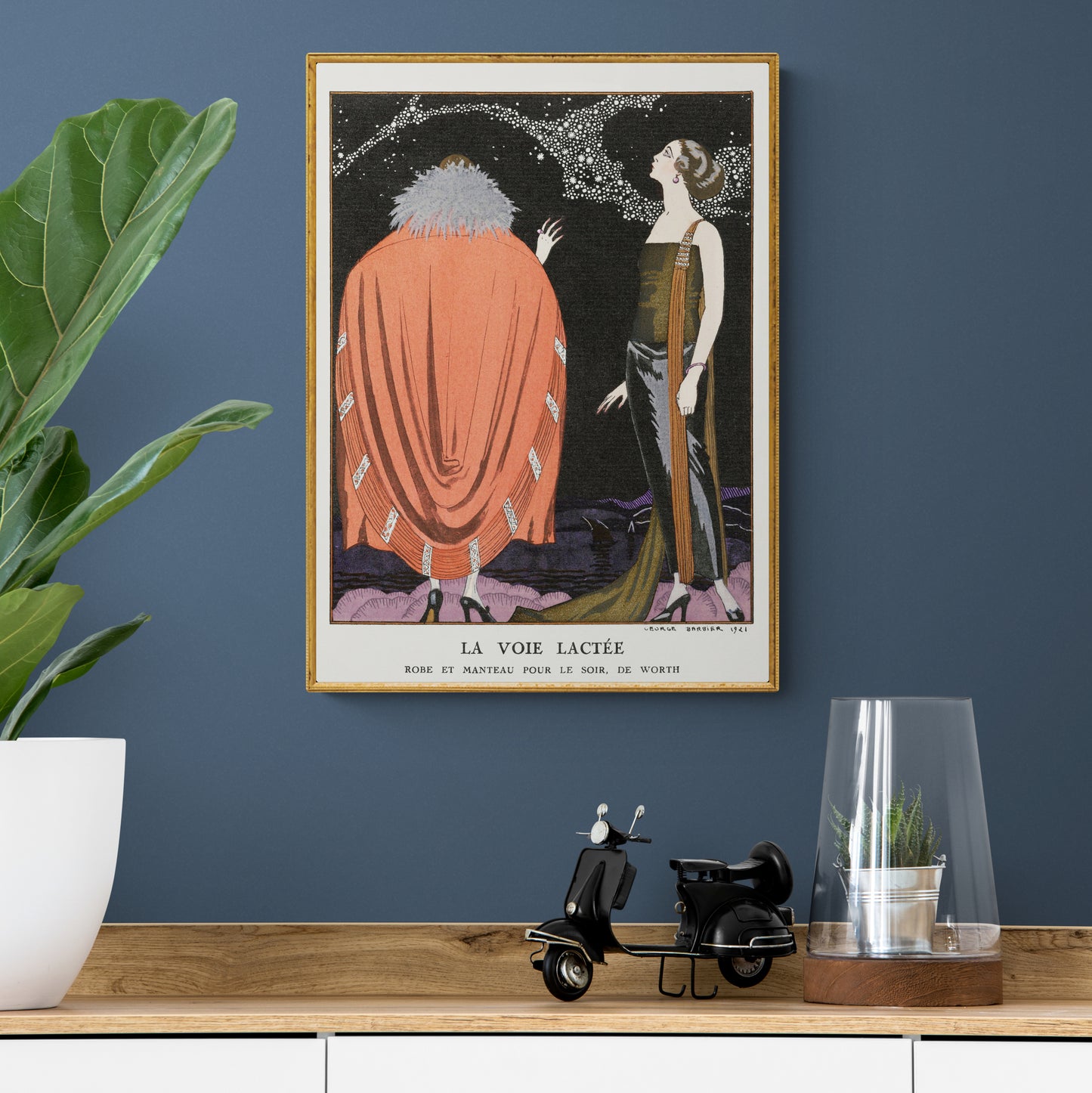La Voie Lactée Vintage Poster