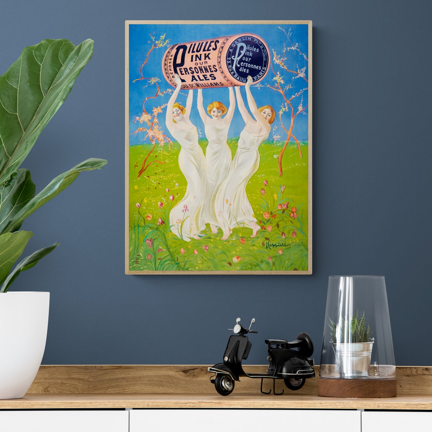 Pink Pills For Pale People by Leonetto Cappiello