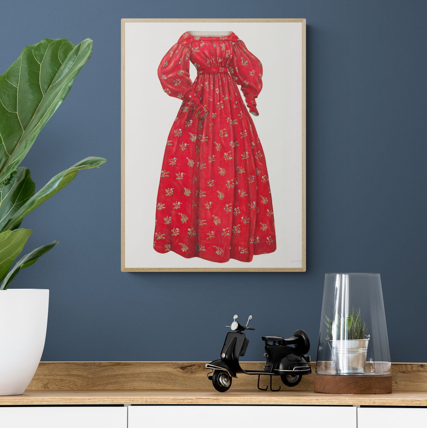 Vintage Illustration Dress