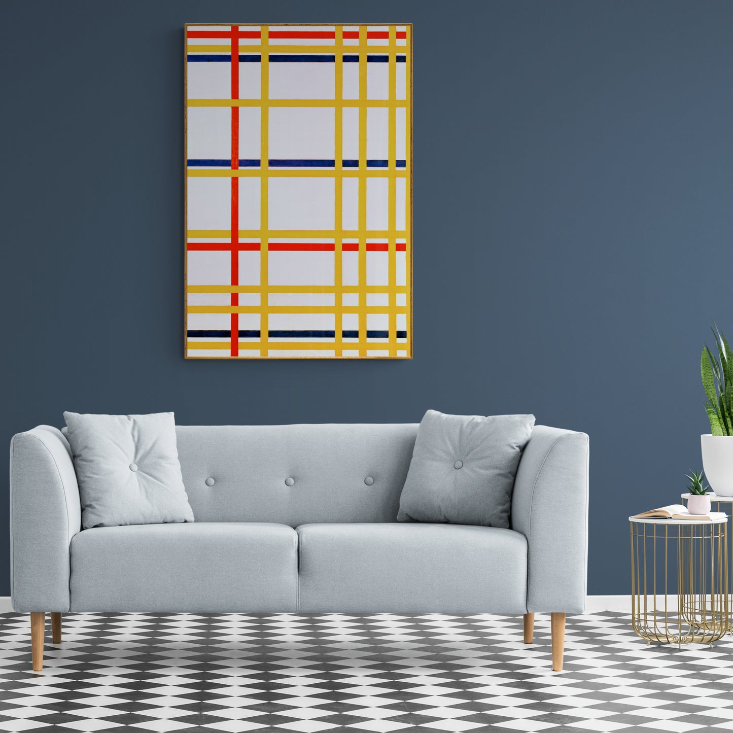 New York City by Piet Mondrian