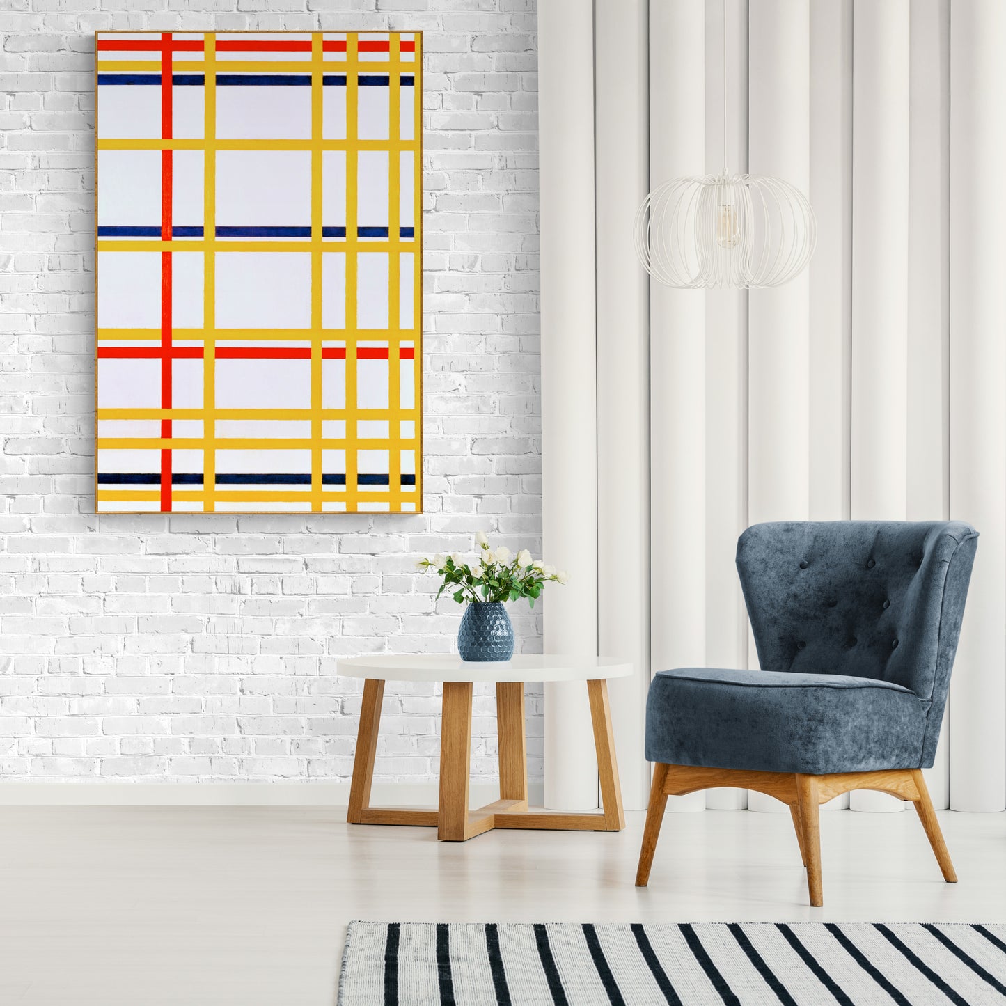 New York City by Piet Mondrian