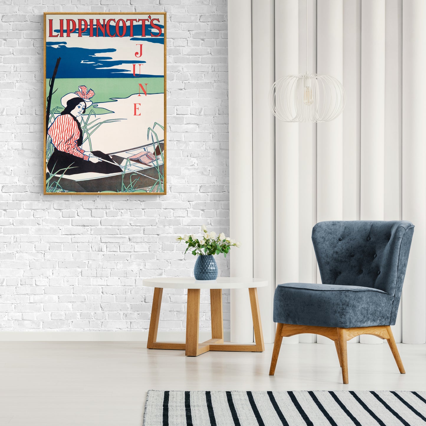 Lippincott's June by Edward Penfield