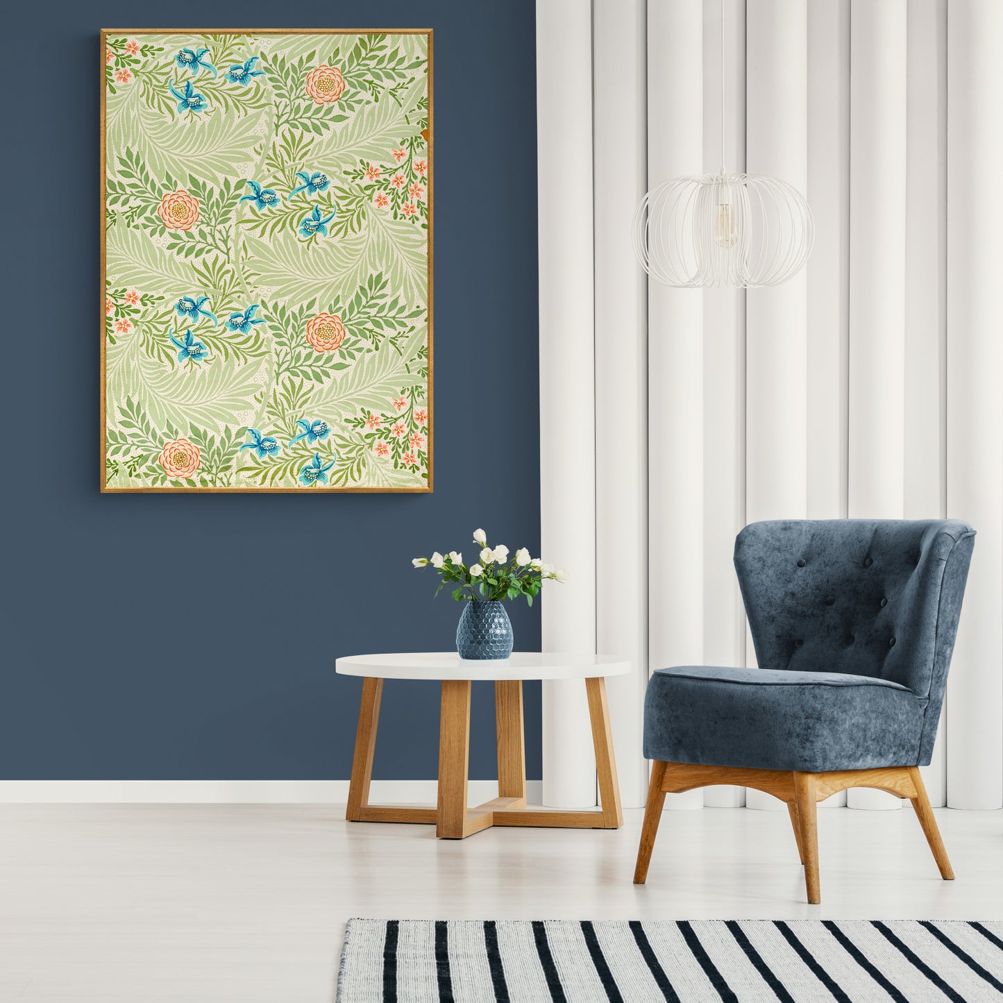 Larkspur Pattern by William Morris