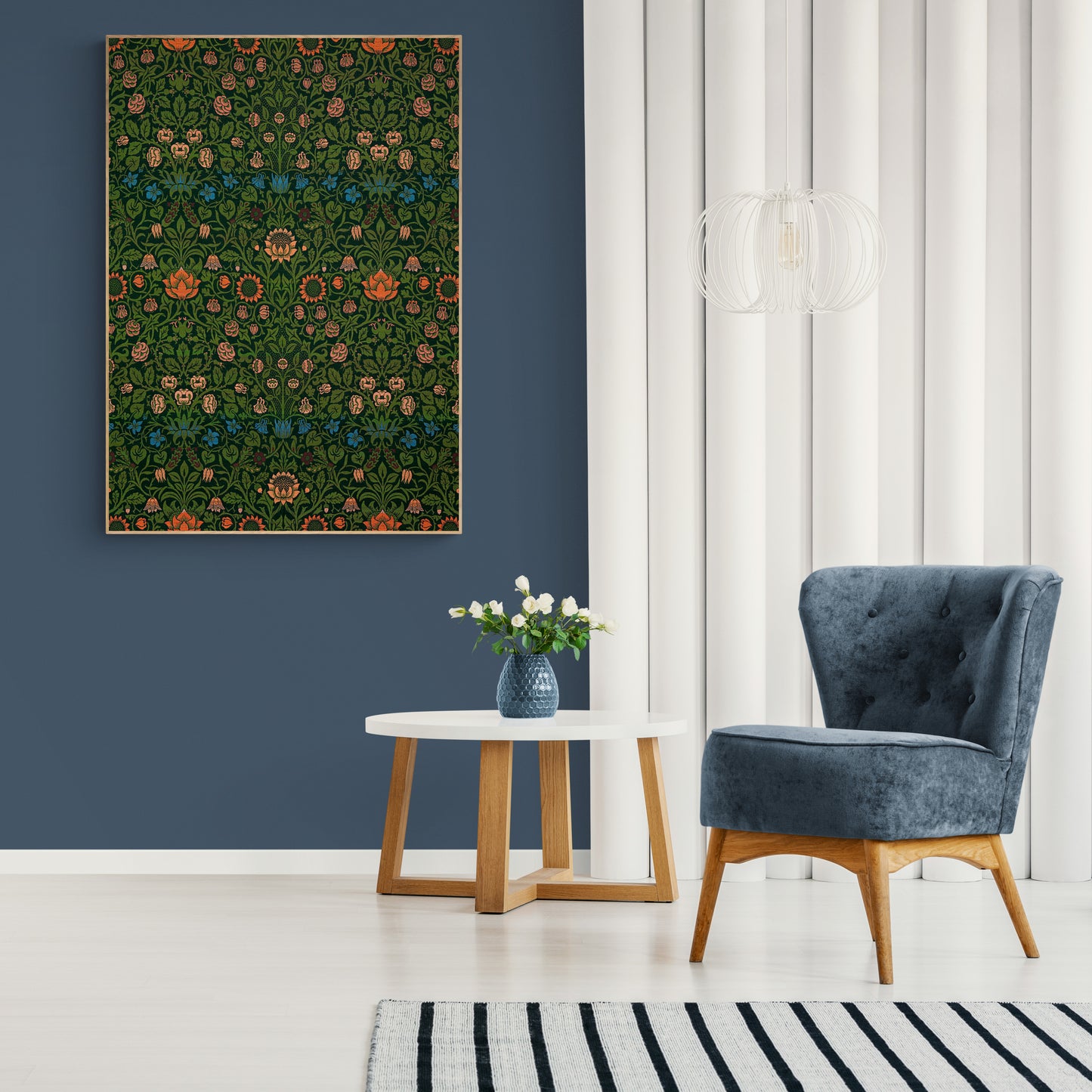 Violet And Columbine by William Morris