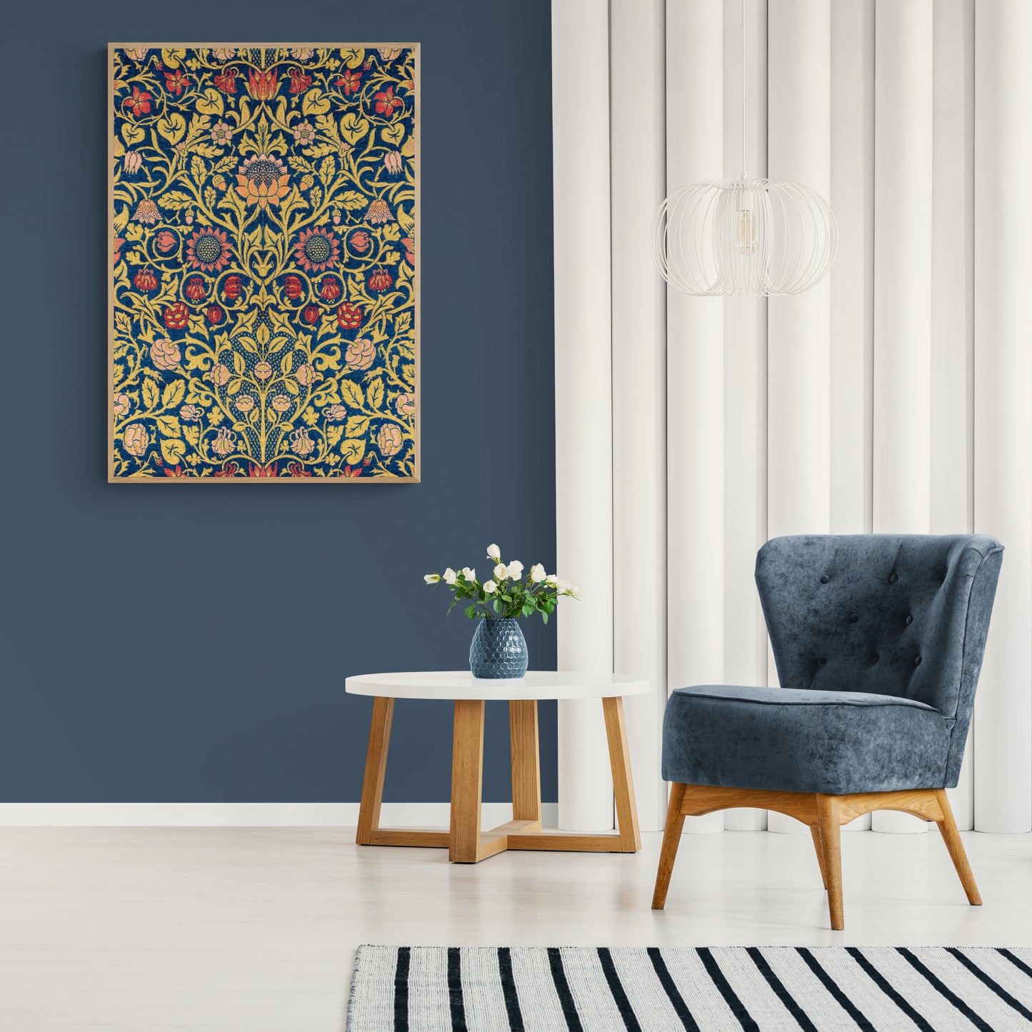 Violet And Columbine by William Morris