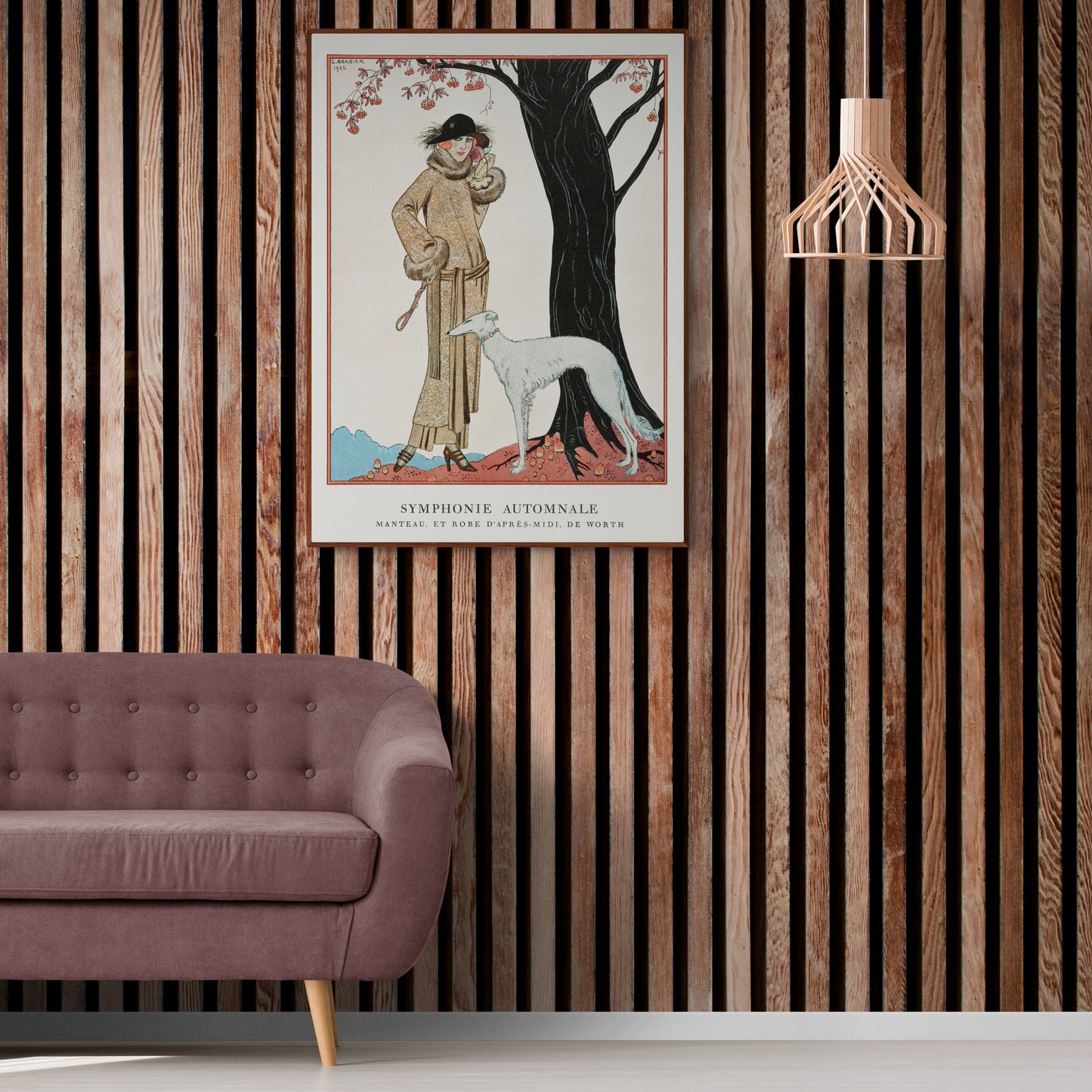 Symphonie Automnale Vintage Poster
