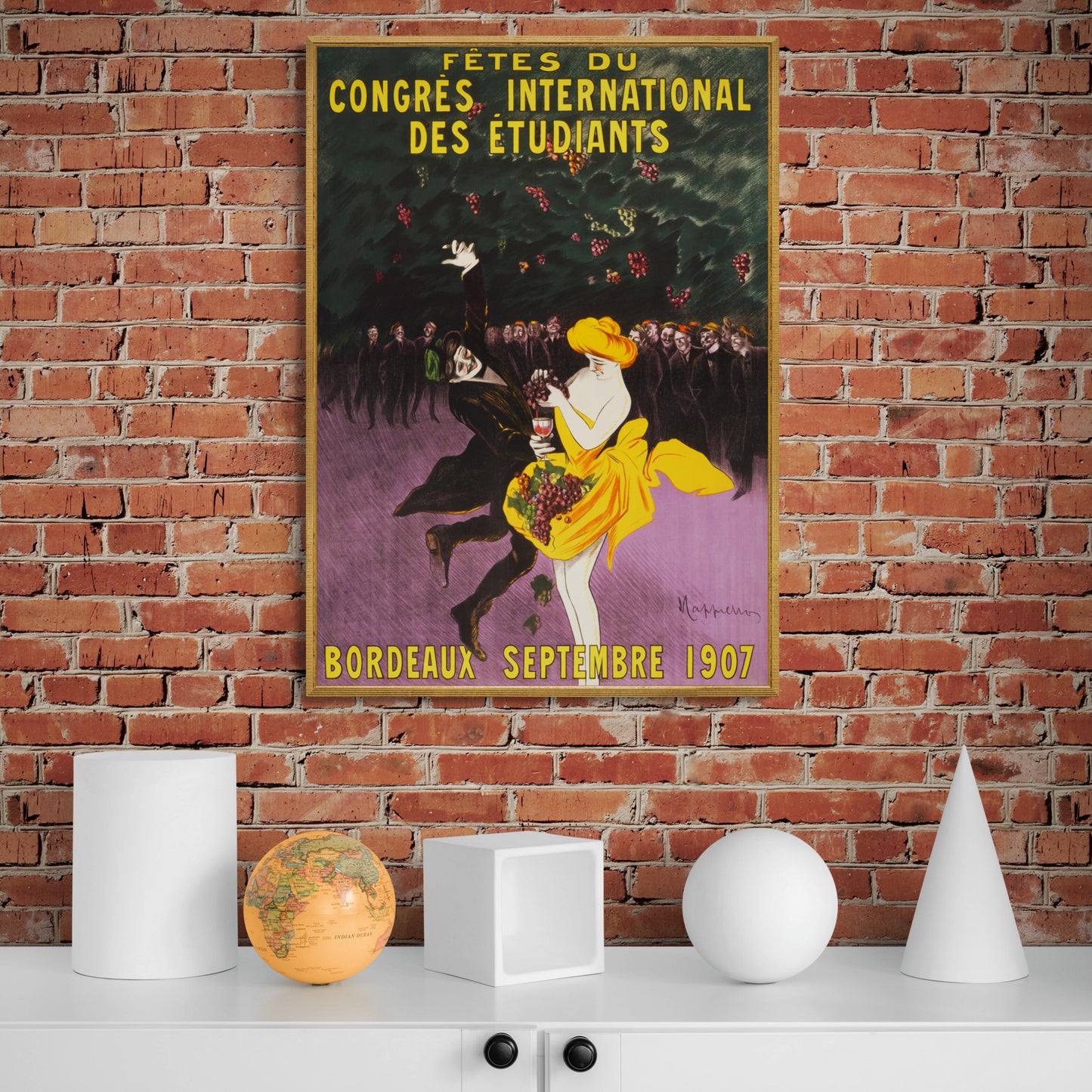Bordeaux Septembre 1907 by Leonetto Cappiello