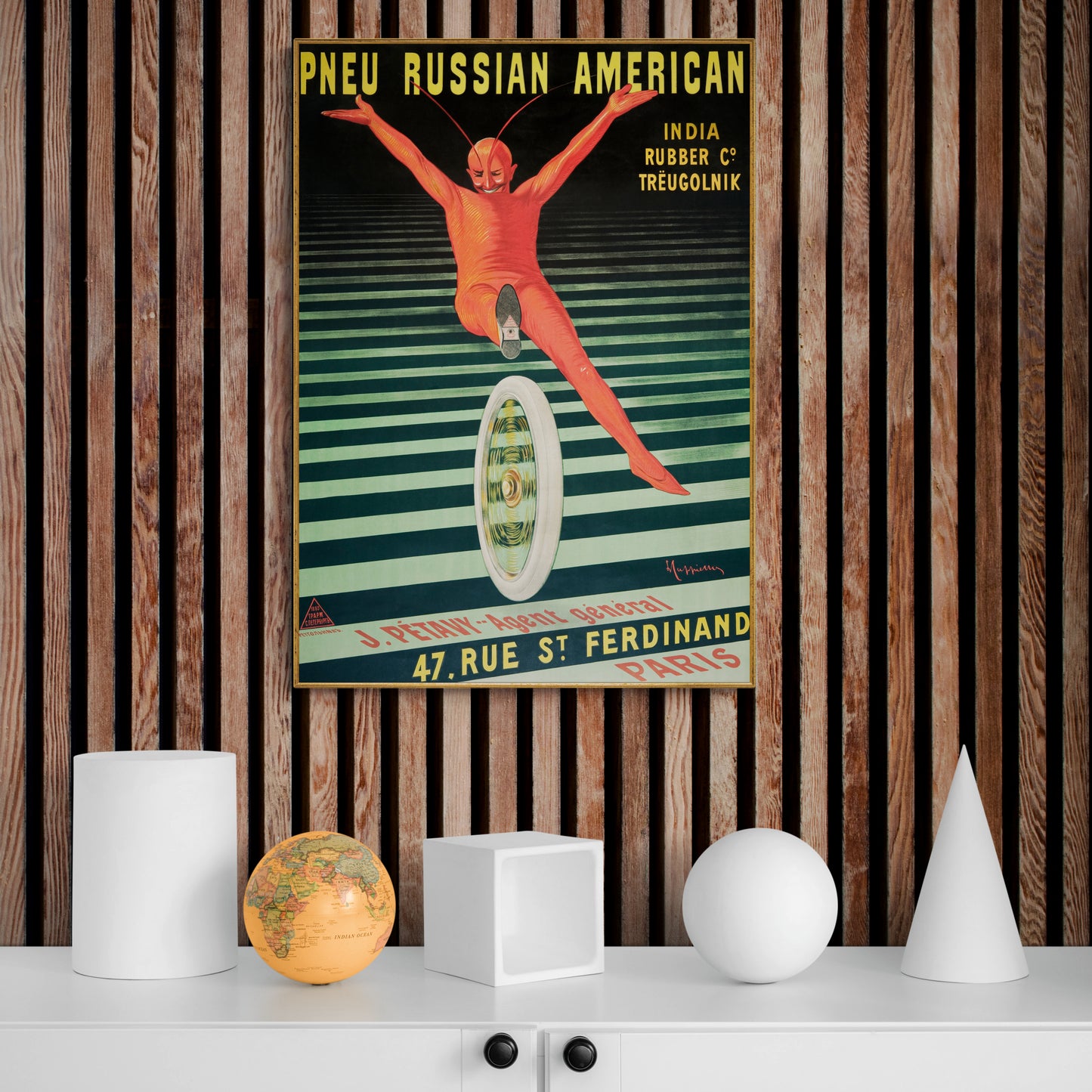 Pneu Russian American by Leonetto Cappiello