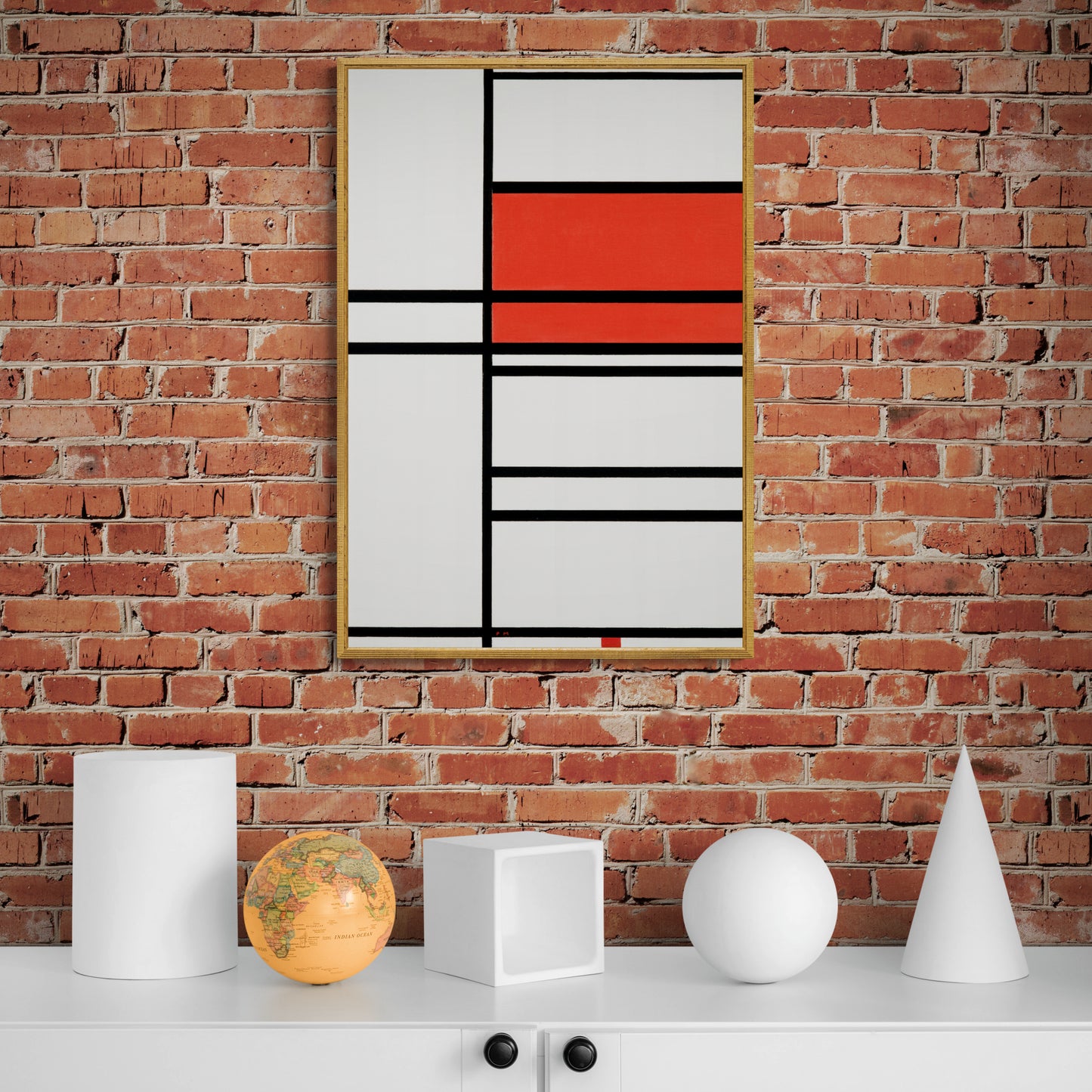 Composition No. 4 by Piet Mondrian