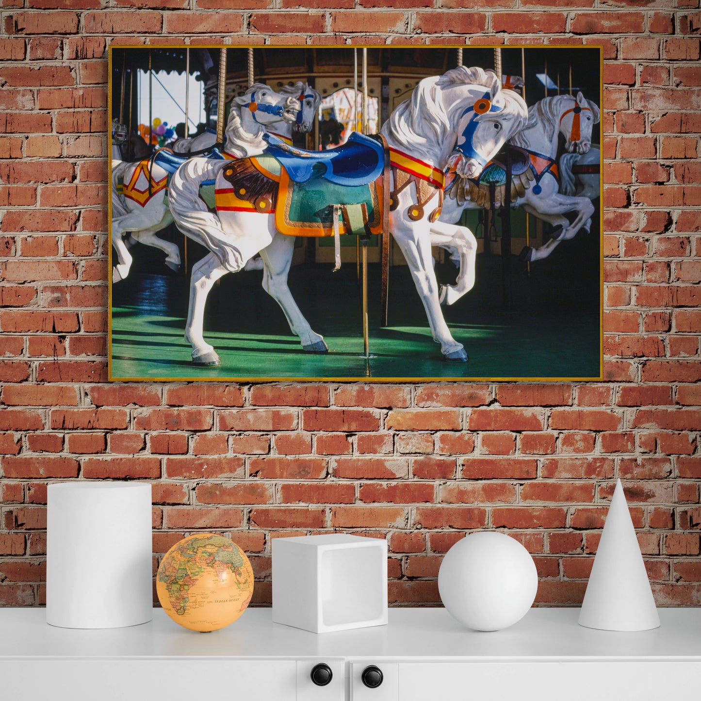 Carousel Horse , New Jersey by John Margolies