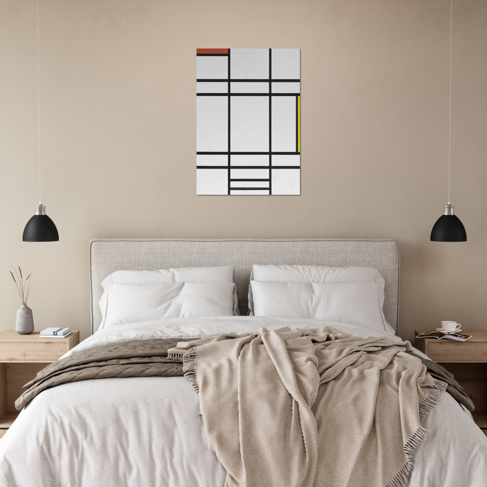 Piet Mondrian - Composition In White , Red and Yellow - The Retro Gallery