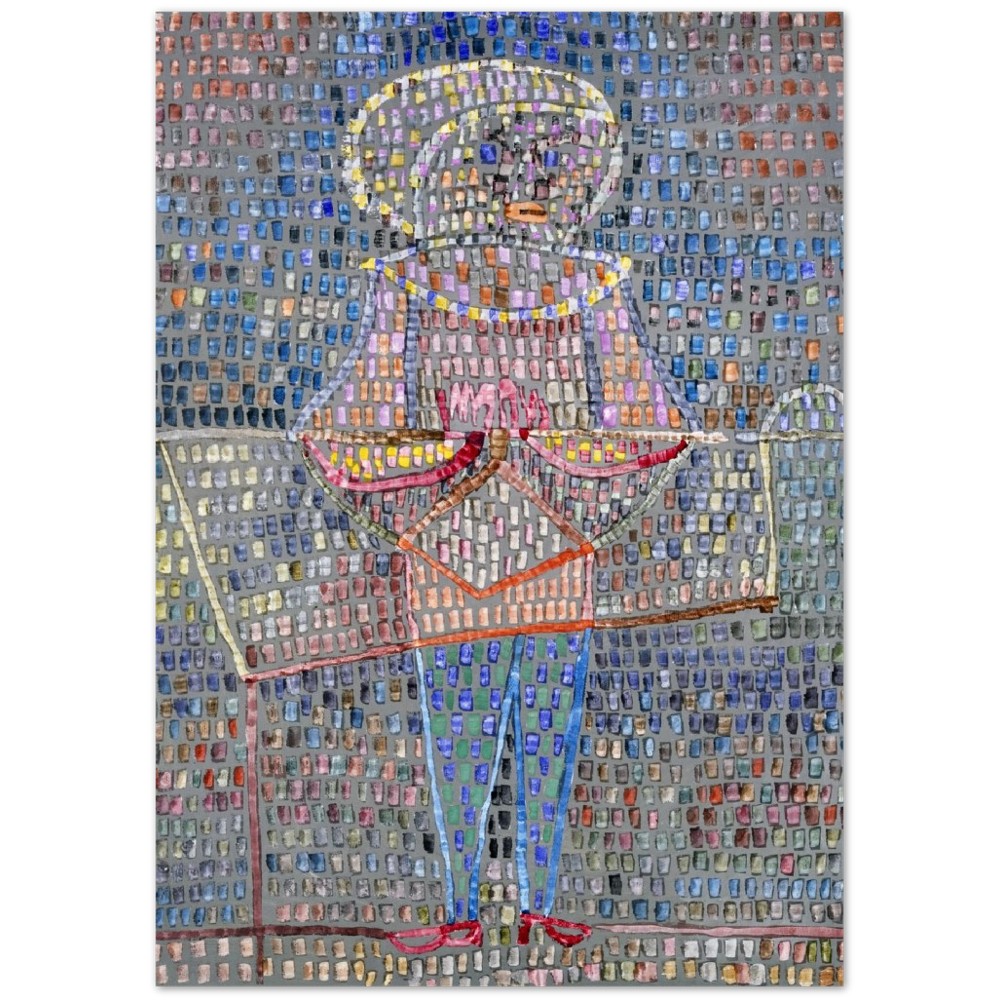 Boy In A Fancy Dress by Paul Klee