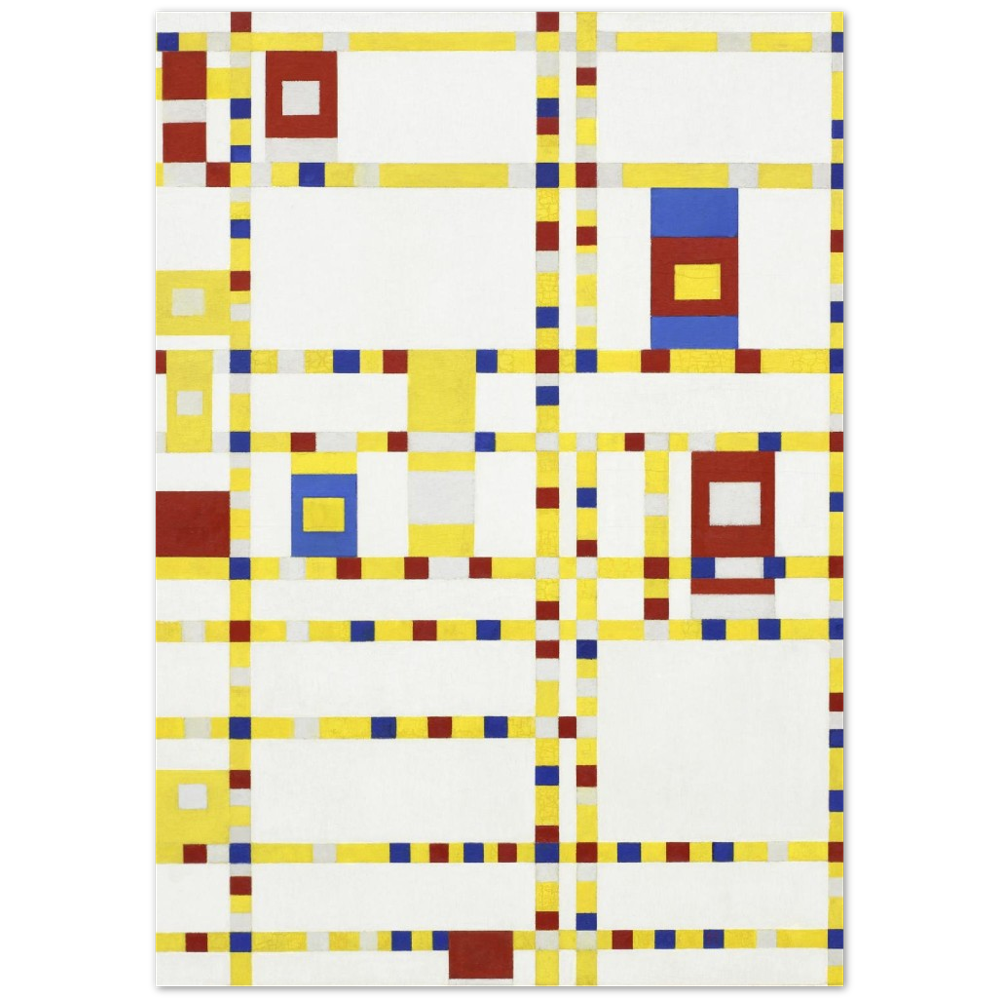 Piet Mondrian - Broadway Boogie Woogie - The Retro Gallery