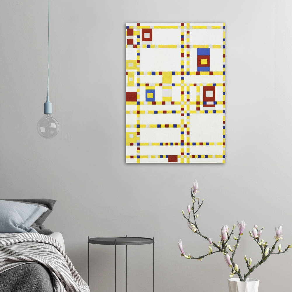 Piet Mondrian - Broadway Boogie Woogie - The Retro Gallery