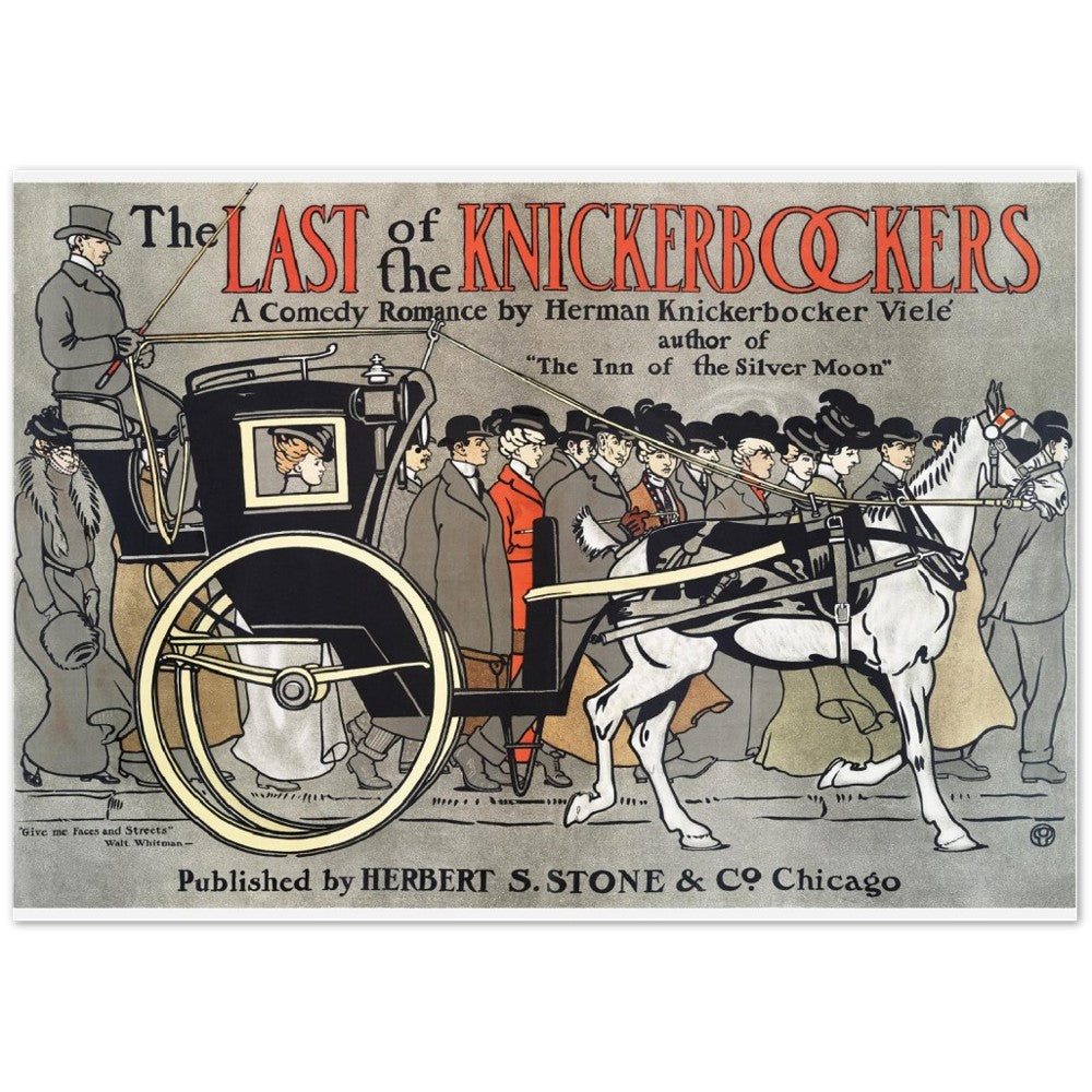 The Last Of Knickerbockers by Edward Penfield