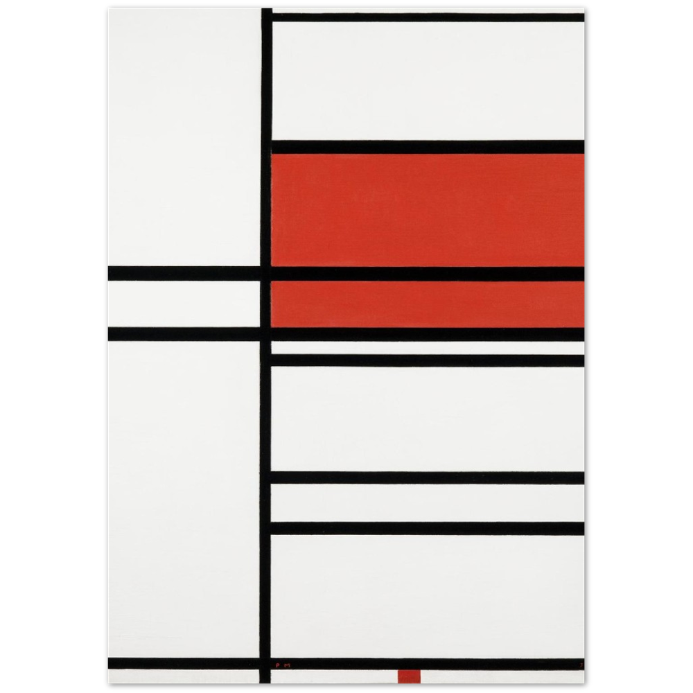 Piet Mondrian - Composition No. 4 - The Retro Gallery