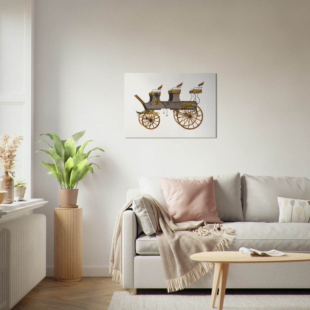 Vintage Illustration Brake by Fred Weiss