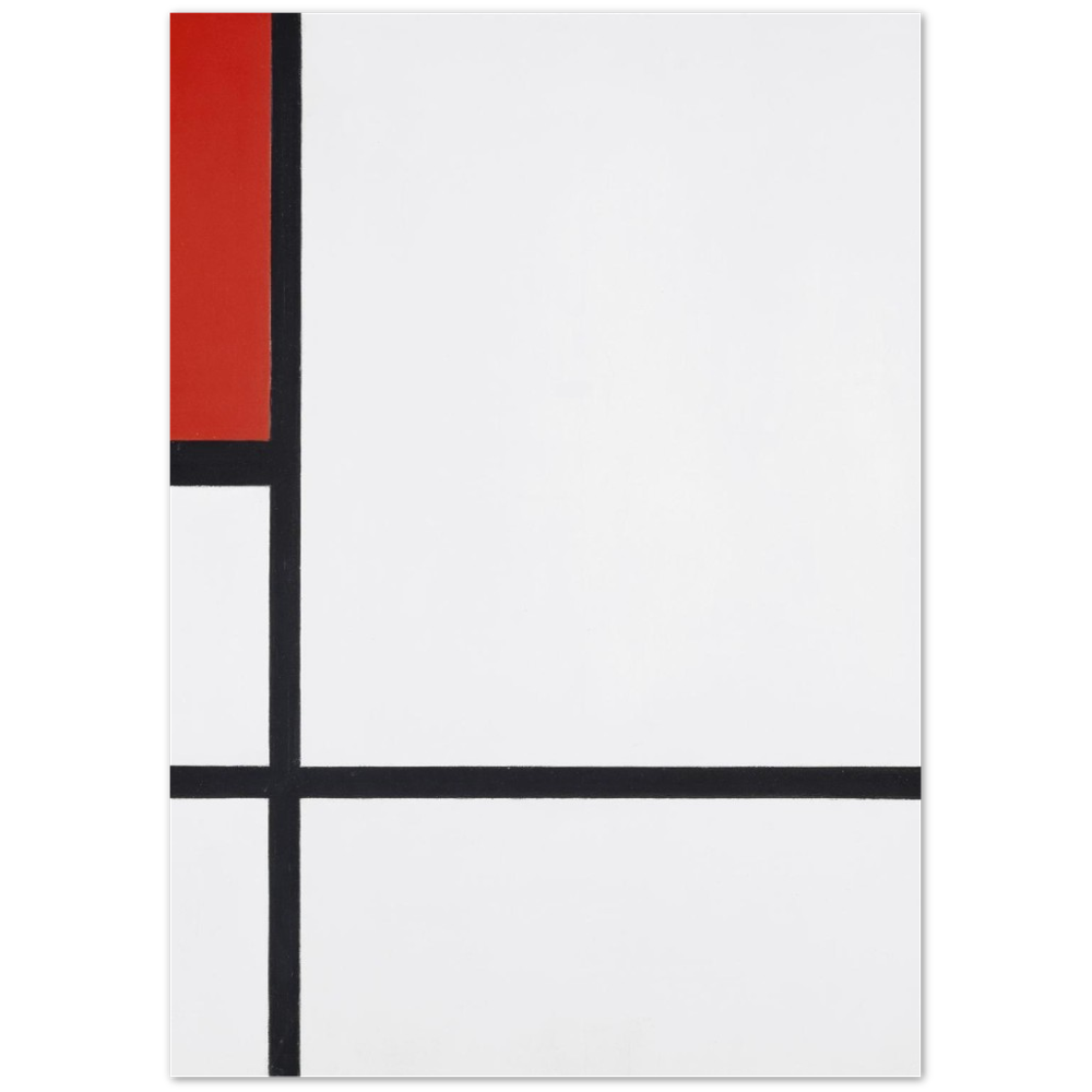 Piet Mondrian - Composition No. 1 - The Retro Gallery