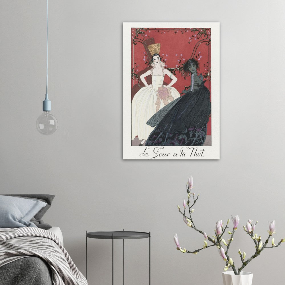 Le Jour Et La Nuit Vintage Poster