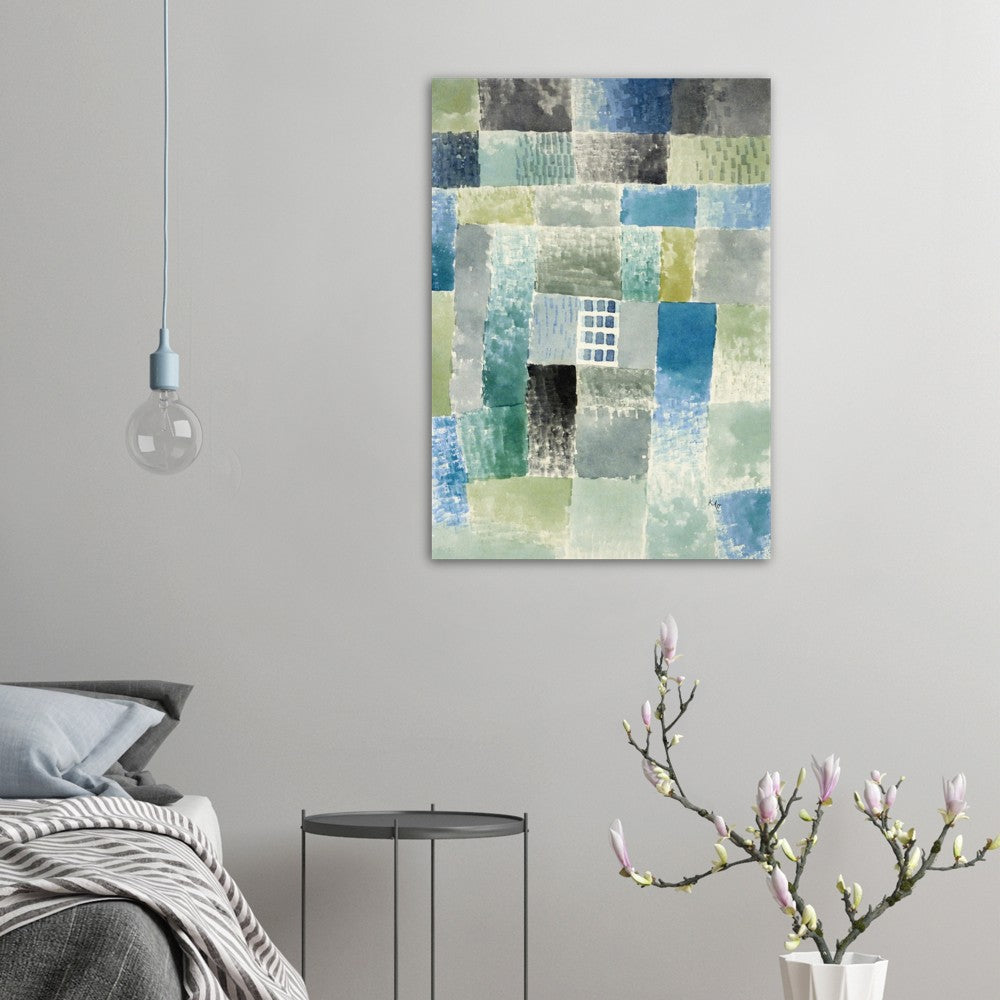 First House In A Settlement by Paul Klee