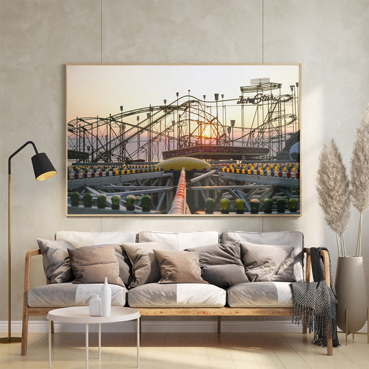 Roller Coaster Seaside Heights , New Jersey by John Margolies