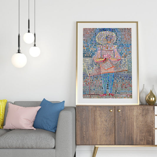 Boy In A Fancy Dress by Paul Klee