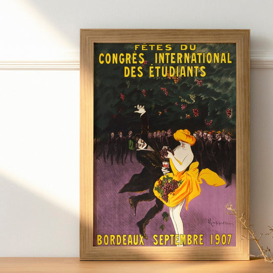 Bordeaux Septembre 1907 by Leonetto Cappiello