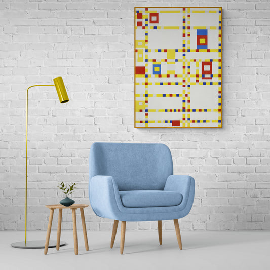 Broadway Boogie Woogie by Piet Mondrian