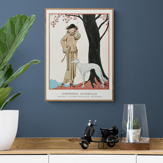 Symphonie Automnale Vintage Poster