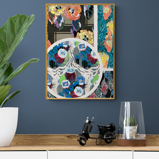 Vintage Floral Art Deco Pattern, Variation 2 by Édouard Bénédictus