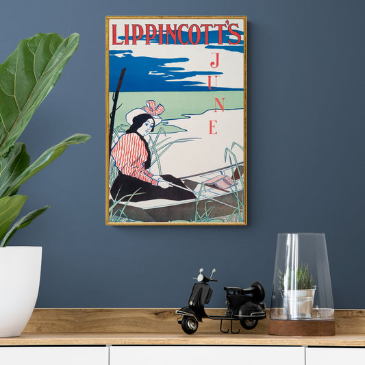 Lippincott's June by Edward Penfield