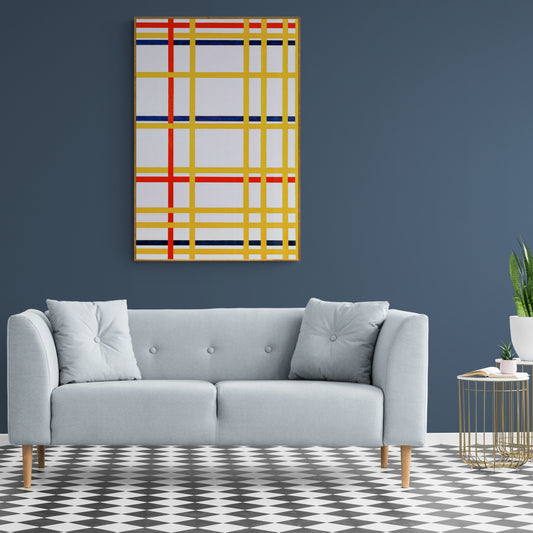 New York City by Piet Mondrian