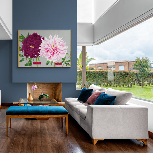 The Picture Book Of Peonies - Pink & Fuchsia