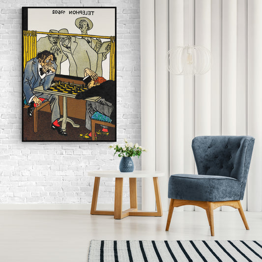 The Chess Players by Moriz Jung