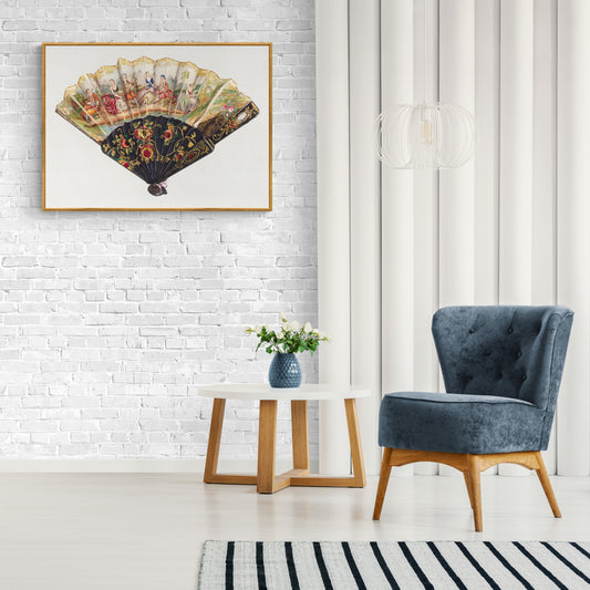 Vintage Illustration Fan by Frank J. Mace