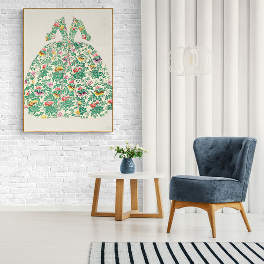 Vintage Illustration Dress by Julie Brush