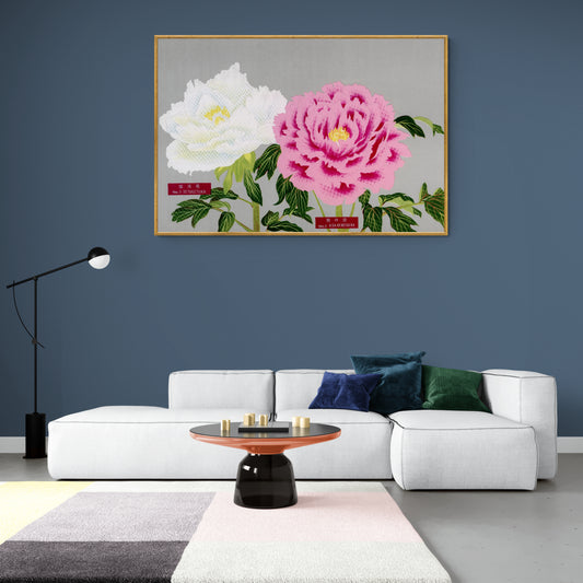 The Picture Book Of Peonies - Pink & White Peonies