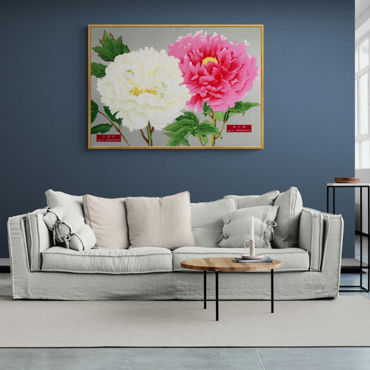 The Picture Book Of Peonies - Pink & White Peonies