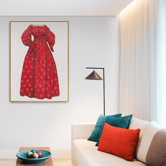 Vintage Illustration Dress