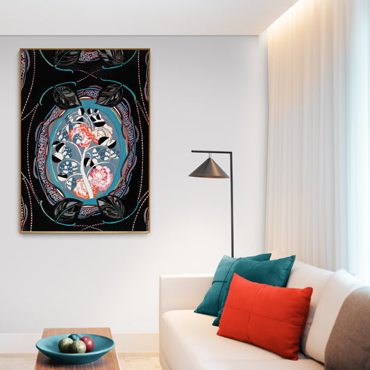 Vintage Floral Art Deco Pattern, Variation 20 by Édouard Bénédictus