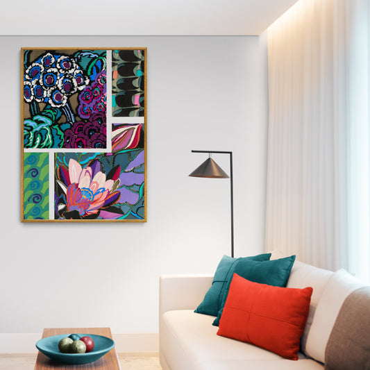 Vintage Floral Art Deco Pattern, Variation 14 by Édouard Bénédictus