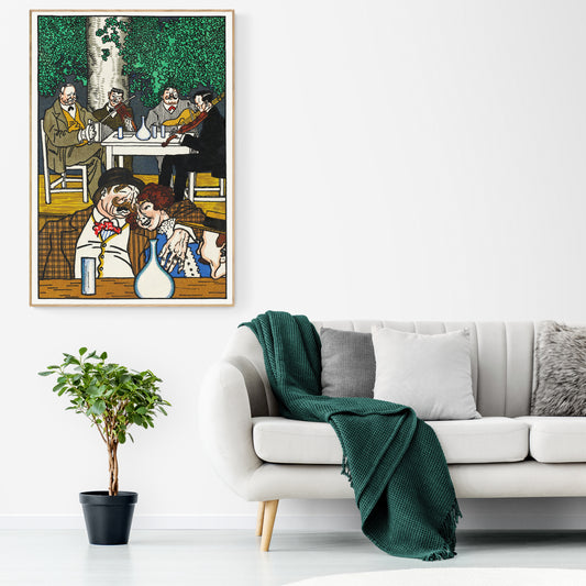 At The Heuriger by Moriz Jung