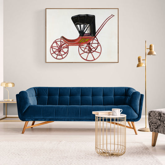 Vintage Illustration Doll Carriage by Rex Bush