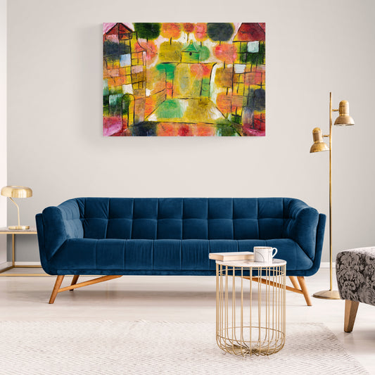 Tree And Architecture Rhythms by Paul Klee