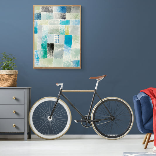 First House In A Settlement by Paul Klee