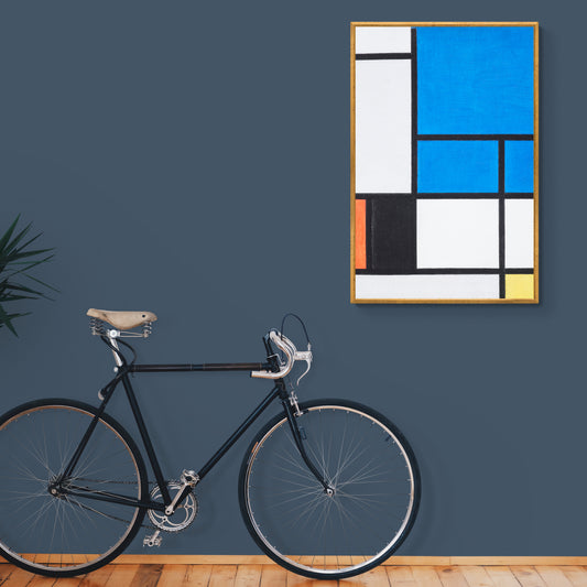 Composition With The Large Blue Plane by Piet Mondrian