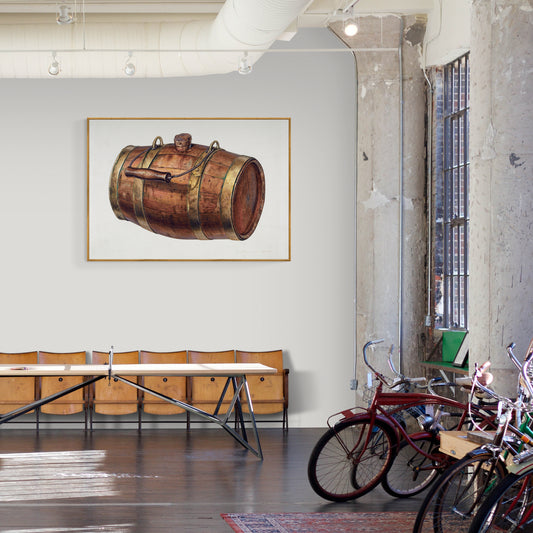 Vintage Illustration Field Keg by Edward Loper