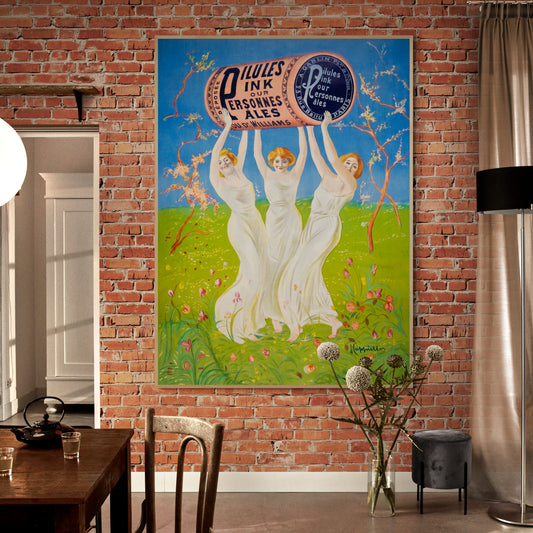 Pink Pills For Pale People by Leonetto Cappiello